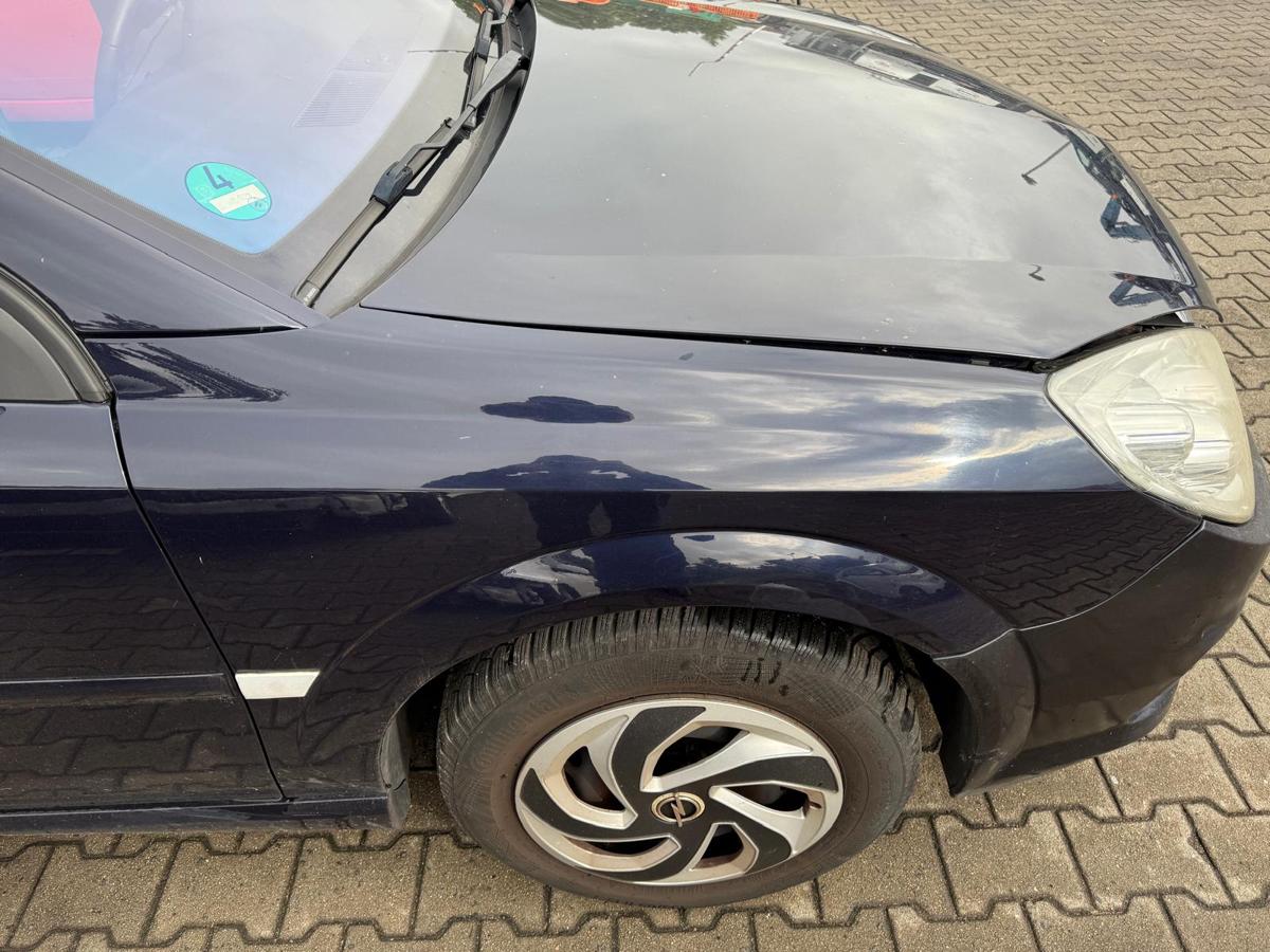 Opel Vectra C original Kotflügel rechts 4BU Saturnblau Metallic BJ06